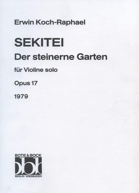 Sekitei op. 17 Der steinerne Garten 小提琴獨奏 柏特-柏克版 | 小雅音樂 Hsiaoya Music