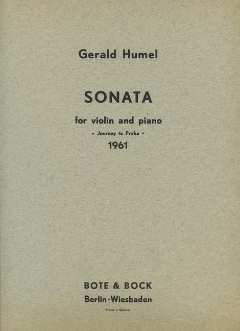 Sonata No. 1 Journey to Praha 奏鳴曲 小提琴加鋼琴 柏特-柏克版 | 小雅音樂 Hsiaoya Music
