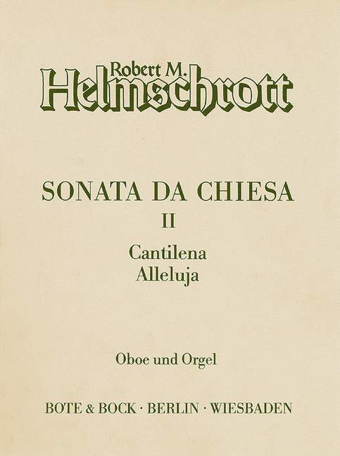 Sonata da chiesa II Cantilena - Alleluja 奏鳴曲 雙簧管加鋼琴 柏特-柏克版 | 小雅音樂 Hsiaoya Music