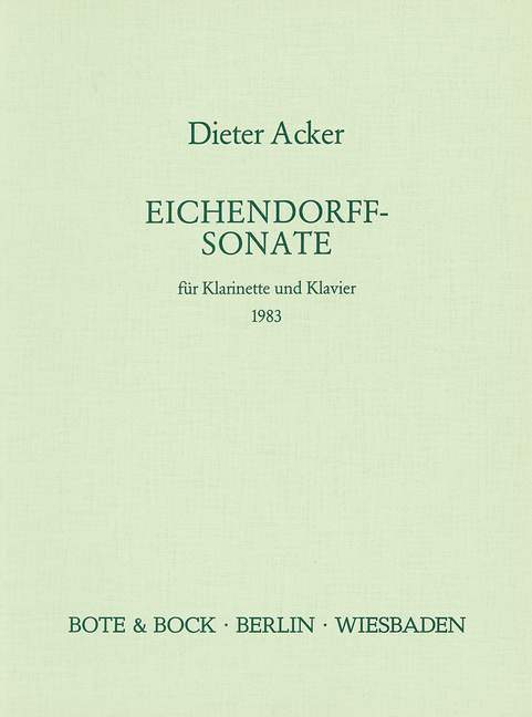 Eichendorff-Sonata 奧福奏鳴曲 豎笛 1把以上加鋼琴 柏特-柏克版 | 小雅音樂 Hsiaoya Music