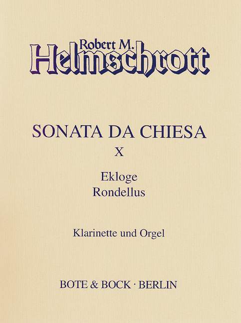 Sonata da chiesa X Ekloge - Rondellus 奏鳴曲 豎笛 1把以上加鋼琴 柏特-柏克版 | 小雅音樂 Hsiaoya Music