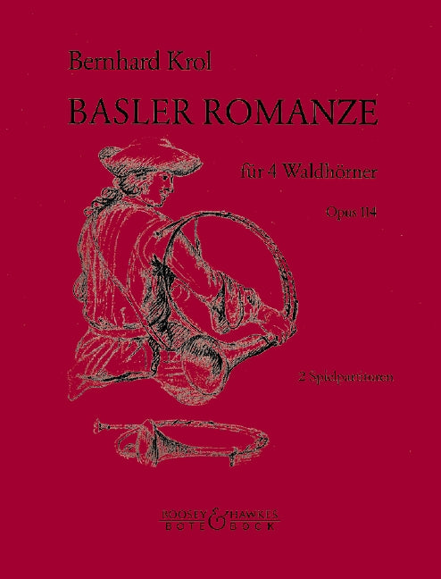 Basler-Romanze op. 114 für 4 Waldhörner 克羅爾 浪漫曲 法國號 1把以上 柏特-柏克版 | 小雅音樂 Hsiaoya Music