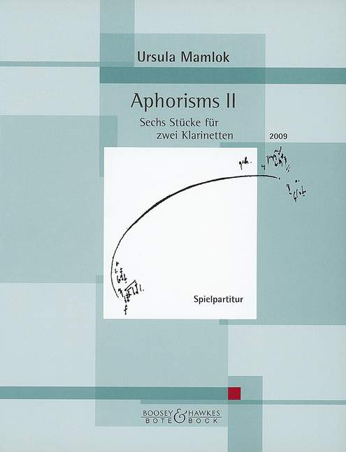 Aphorisms II 6 Pieces 小品 豎笛 2把 柏特-柏克版 | 小雅音樂 Hsiaoya Music