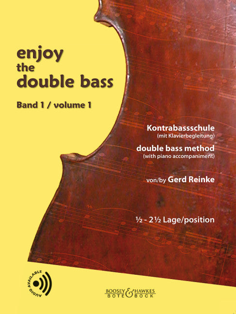 enjoy the double bass volume 1 Kontrabassschule (mit Klavierbegleitung) / double bass method (with piano accompaniment) 低音大提琴含鋼琴伴奏 柏特柏克版 | 小雅音樂 Hsiaoya Music