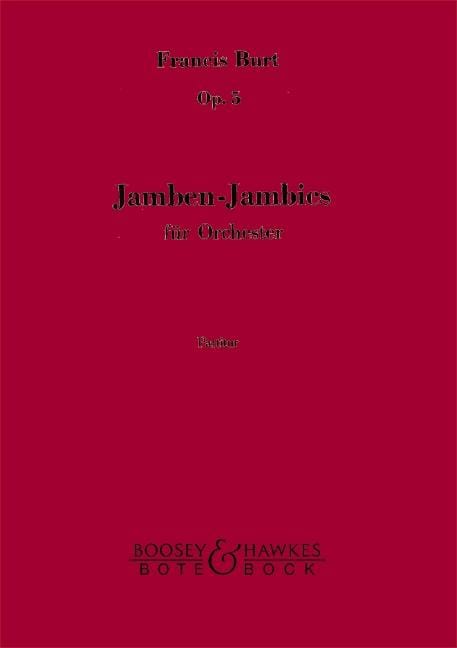 Jamben-Jambics op. 5 伯特弗．朗西斯 總譜 柏特-柏克版 | 小雅音樂 Hsiaoya Music