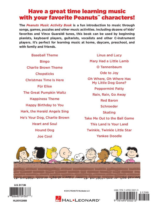 The Peanuts Music Activity Book An Introduction to Music 導奏 | 小雅音樂 Hsiaoya Music