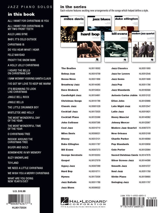 Christmas Standards Jazz Piano Solos Series Volume 45 爵士音樂鋼琴 獨奏 | 小雅音樂 Hsiaoya Music