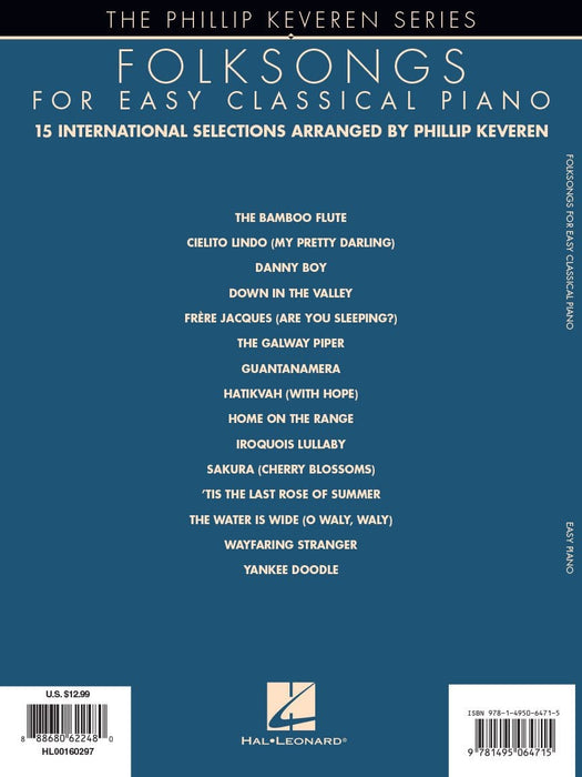 Folksongs for Easy Classical Piano The Phillip Keveren Series 民謠 古典鋼琴 | 小雅音樂 Hsiaoya Music