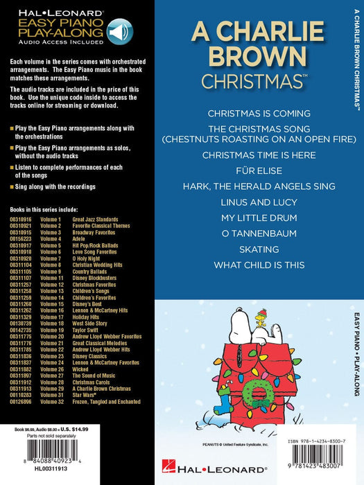 Charlie Brown Christmas Easy Piano Play-Along Volume 29 鋼琴 | 小雅音樂 Hsiaoya Music