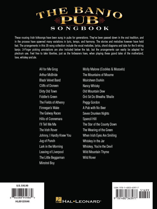 The Banjo Pub Songbook 35 Reels, Jigs & Fiddle Tunes Arranged for 5-String Banjo 提琴 弦樂 | 小雅音樂 Hsiaoya Music