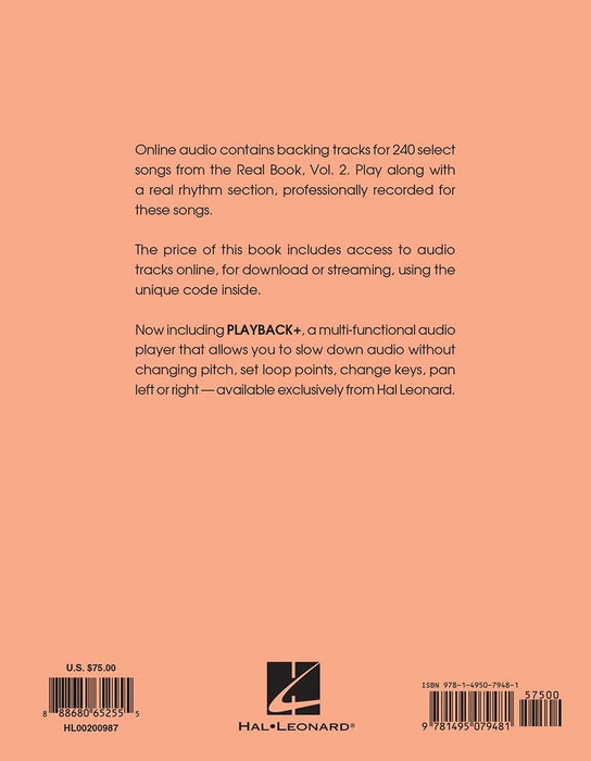 The Real Book - Volume 2: Second Edition Book with Play-Along Tracks | 小雅音樂 Hsiaoya Music