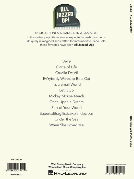 Disney - All Jazzed Up! Intermediate Piano Solos 鋼琴 獨奏 | 小雅音樂 Hsiaoya Music