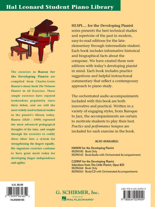 Hanon for the Developing Pianist Hal Leonard Student Piano Library 鋼琴 | 小雅音樂 Hsiaoya Music