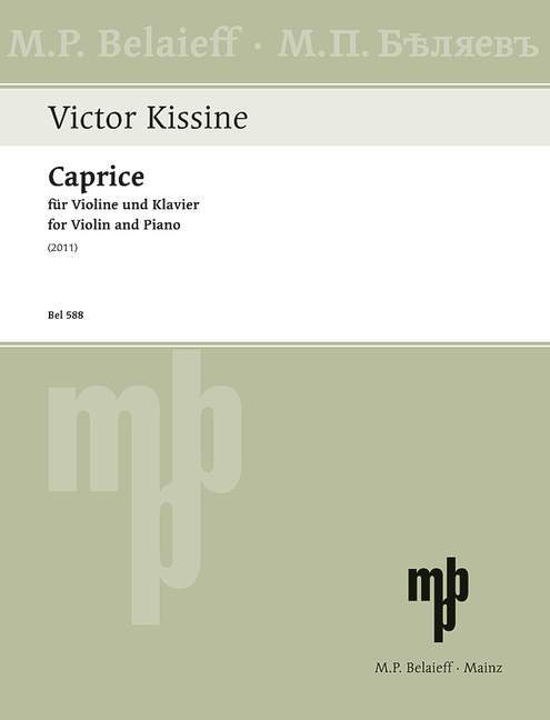 Caprice for violin and piano 基辛．維克多 隨想曲小提琴鋼琴 小提琴加鋼琴 | 小雅音樂 Hsiaoya Music