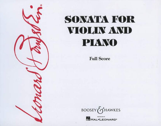 Violin Sonata (Earliest Works) 伯恩斯坦．雷歐納德 小提琴奏鳴曲 小提琴加鋼琴 博浩版 | 小雅音樂 Hsiaoya Music