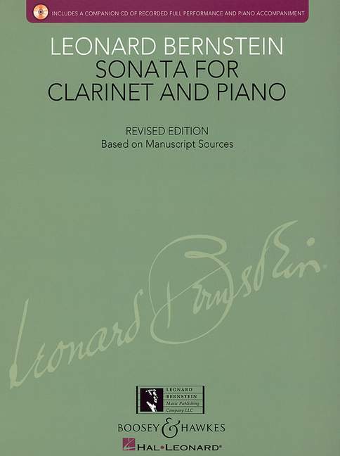 Sonata for Clarinet and Piano 伯恩斯坦．雷歐納德 奏鳴曲 鋼琴 豎笛 1把以上加鋼琴 博浩版 | 小雅音樂 Hsiaoya Music
