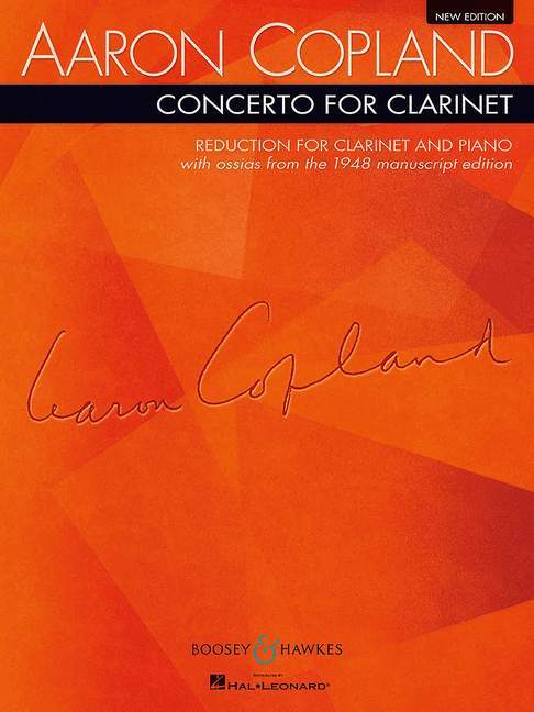 Concerto for Clarinet 柯普蘭 協奏曲 豎笛 1把以上加鋼琴 博浩版 | 小雅音樂 Hsiaoya Music