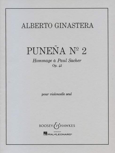 Punena No. 2 op. 45 Hommage à Paul Sacher 希納斯特拉 大提琴獨奏 博浩版 | 小雅音樂 Hsiaoya Music