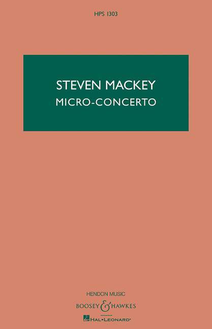 Micro-Concerto 麥基 協奏曲 總譜 博浩版 | 小雅音樂 Hsiaoya Music