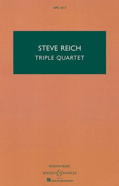 Triple Quartet 賴克 四重奏 總譜 博浩版 | 小雅音樂 Hsiaoya Music