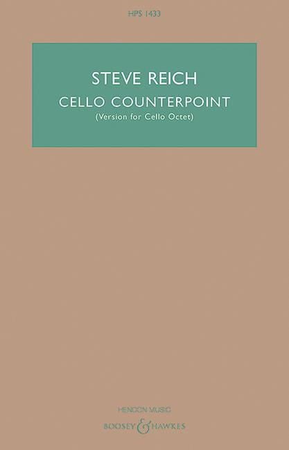 Cello Counterpoint Version for Cello Octet 賴克 大提琴對位法 大提琴八重奏 大提琴 3把以上 博浩版 | 小雅音樂 Hsiaoya Music