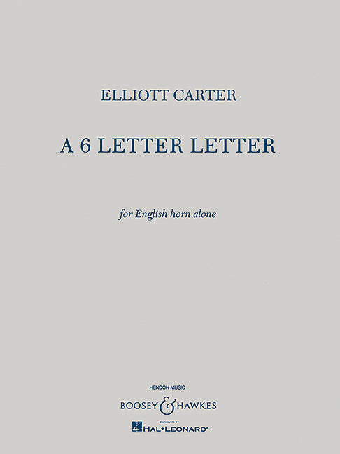 A 6 Letter Letter 卡特 雙簧管加鋼琴 博浩版 | 小雅音樂 Hsiaoya Music