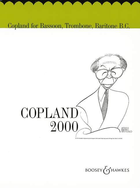 Copland for Bassoon/Trombone/Baritone Copland 2000 柯普蘭 男中音 長號加鋼琴 博浩版 | 小雅音樂 Hsiaoya Music
