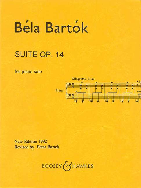 Suite op. 14 巴爾托克 組曲 鋼琴獨奏 博浩版 | 小雅音樂 Hsiaoya Music