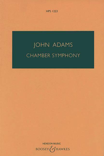 Chamber Symphony 阿當斯約翰 室內交響曲 總譜 博浩版 | 小雅音樂 Hsiaoya Music