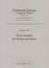 Three Sonatas 戴里厄斯 奏鳴曲 小提琴加鋼琴 | 小雅音樂 Hsiaoya Music