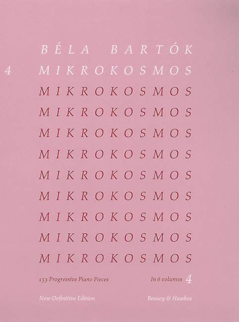 Mikrokosmos Vol. 4 153 Progressive Piano Pieces 巴爾托克 小宇宙 鋼琴小品 鋼琴練習曲 博浩版 | 小雅音樂 Hsiaoya Music