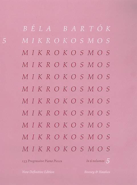 Mikrokosmos Vol. 5 153 Progressive Piano Pieces 巴爾托克 小宇宙 鋼琴小品 鋼琴練習曲 博浩版 | 小雅音樂 Hsiaoya Music