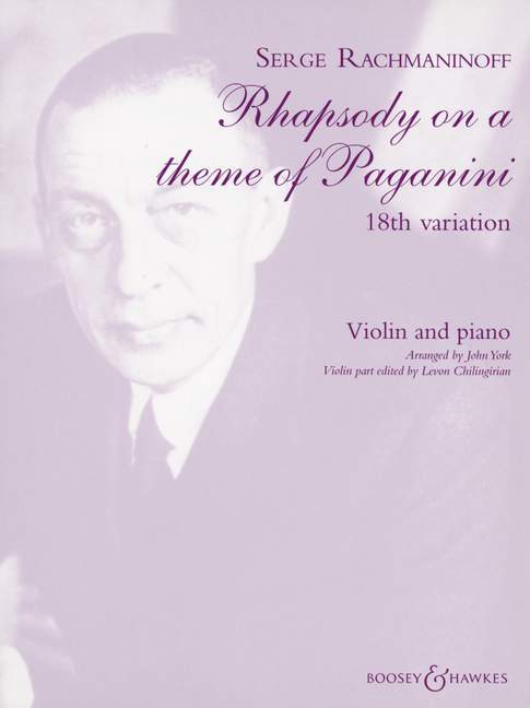 Rhapsody on a Theme of Paganini 18th Variation 拉赫瑪尼諾夫 帕格尼尼主題狂想曲變奏曲 小提琴加鋼琴 博浩版 | 小雅音樂 Hsiaoya Music