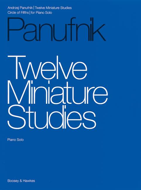 12 Miniature Studies Circle of fifths 帕努夫尼克安德熱 鋼琴獨奏 博浩版 | 小雅音樂 Hsiaoya Music
