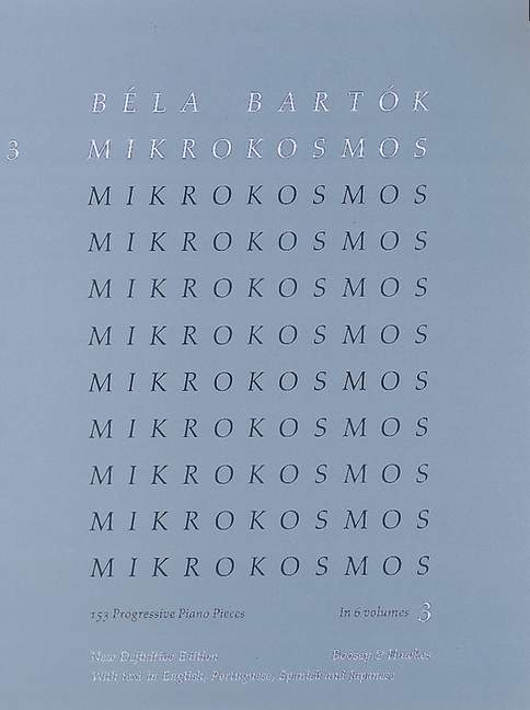 Mikrokosmos Vol. 3 153 Progressive Piano Pieces 巴爾托克 小宇宙 鋼琴小品 鋼琴練習曲 博浩版 | 小雅音樂 Hsiaoya Music