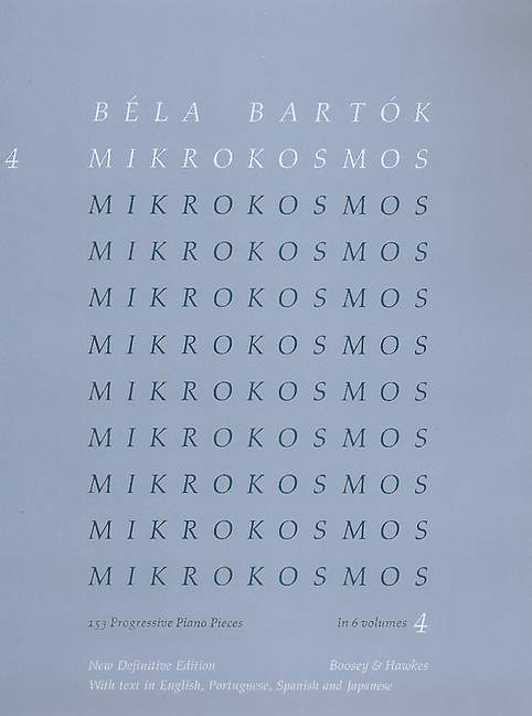 Mikrokosmos Vol. 4 153 Progressive Piano Pieces 巴爾托克 小宇宙 鋼琴小品 鋼琴練習曲 博浩版 | 小雅音樂 Hsiaoya Music