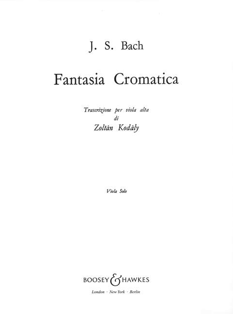 Fantasia Cromatica 巴赫約翰‧瑟巴斯提安 幻想曲 中提琴獨奏 博浩版 | 小雅音樂 Hsiaoya Music