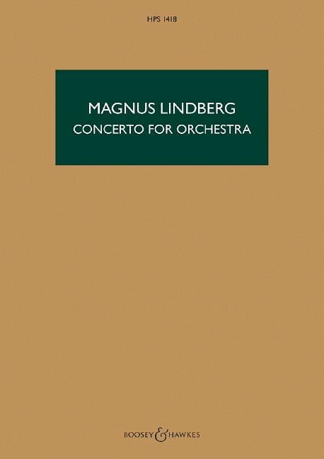 Concerto for Orchestra 林德貝里．馬格努斯 管弦協奏曲 總譜 博浩版 | 小雅音樂 Hsiaoya Music