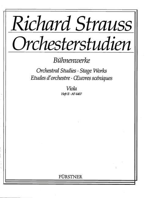 Orchestral Studies Stage Works: Viola Vol. 2 Salome 史特勞斯理查 管弦樂團 中提琴 莎樂美 中提琴練習曲 博浩版 | 小雅音樂 Hsiaoya Music