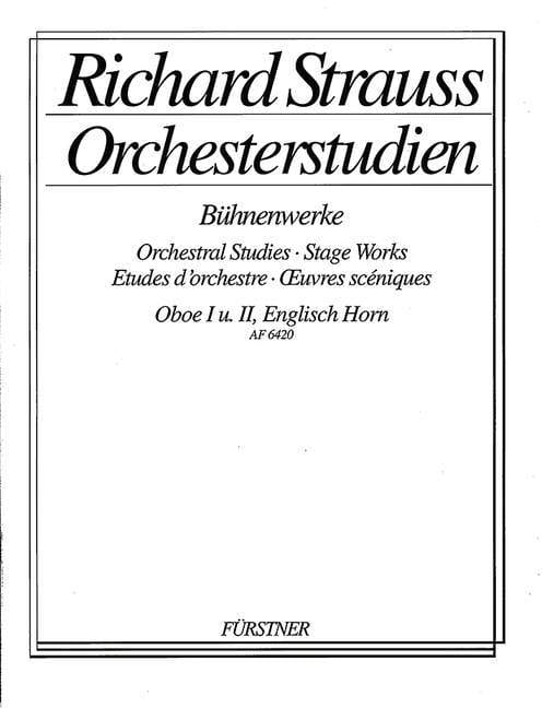 Orchestral Studies Stage Works: Oboe Vol. 3 Der Rosenkavalier 史特勞斯理查 管弦樂團 雙簧管 玫瑰騎士 雙簧管教材 博浩版 | 小雅音樂 Hsiaoya Music