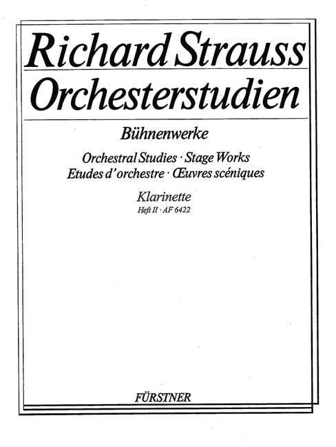 Orchestral Studies Stage Works: Clarinet Vol. 2 Guntram - Feuersnot - Salome 管弦樂團 貢特拉姆火荒莎樂美 豎笛教材 博浩版 | 小雅音樂 Hsiaoya Music