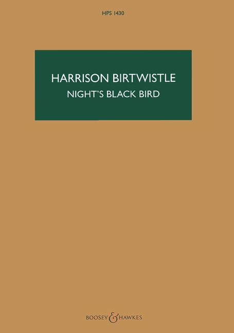 Night's Black Bird 伯惠斯特 總譜 博浩版 | 小雅音樂 Hsiaoya Music