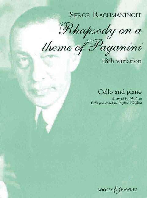 Rhapsody on a Theme of Paganini 18th Variation 拉赫瑪尼諾夫 帕格尼尼主題狂想曲變奏曲 大提琴加鋼琴 博浩版 | 小雅音樂 Hsiaoya Music