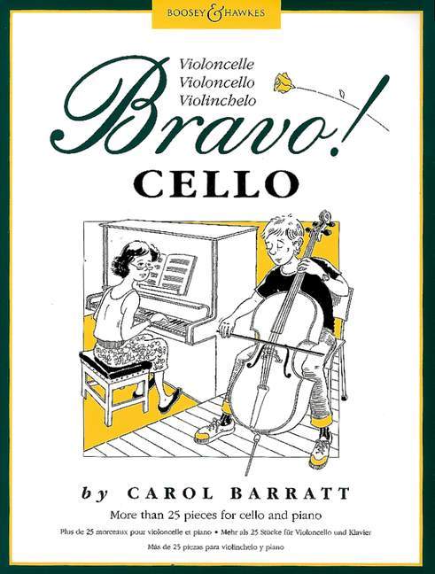 Bravo! Cello More than 25 Pieces for violoncello and piano 大提琴 小品大提琴鋼琴 大提琴加鋼琴 博浩版 | 小雅音樂 Hsiaoya Music