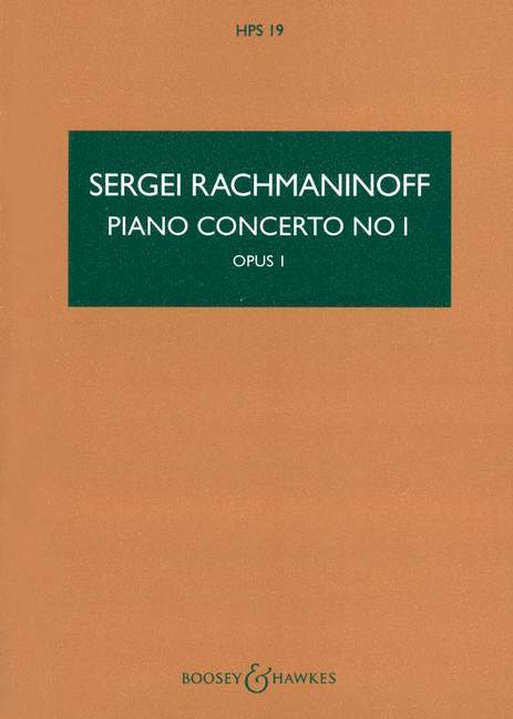 Piano Concerto No. 1 f sharp minor op. 1 拉赫瑪尼諾夫 鋼琴協奏曲 升小調 總譜 博浩版 | 小雅音樂 Hsiaoya Music