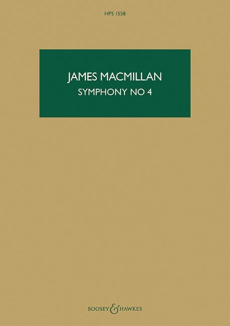 Symphony No. 4 麥克米倫．詹姆士 交響曲 總譜 博浩版 | 小雅音樂 Hsiaoya Music