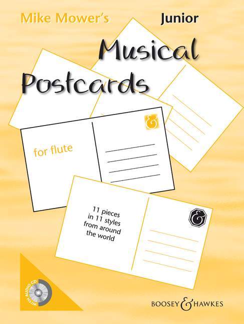 Junior Musical Postcards 11 pieces in styles from all over the globe 麥克．莫爾 小品風格 長笛獨奏 博浩版 | 小雅音樂 Hsiaoya Music