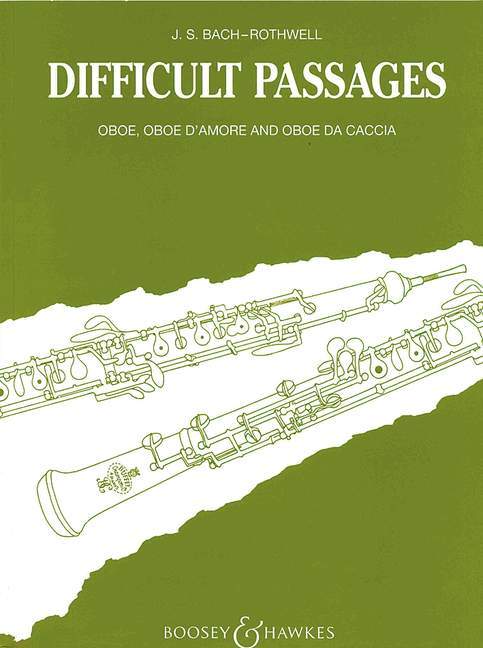 Difficult Passages 105 Traits difficult passages from the works of J.S. Bach 巴赫約翰‧瑟巴斯提安 雙簧管教材 博浩版 | 小雅音樂 Hsiaoya Music