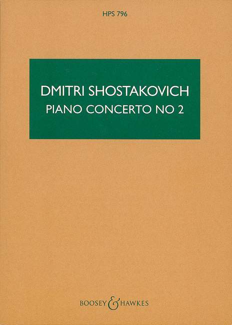Piano Concerto No. 2 op. 102 蕭斯塔科維契．德米特里 鋼琴協奏曲 雙鋼琴 博浩版 | 小雅音樂 Hsiaoya Music