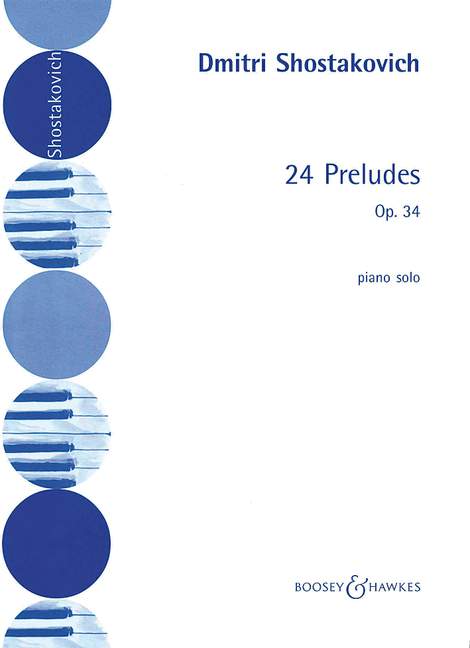 24 Preludes op. 34 蕭斯塔科維契．德米特里 前奏曲 鋼琴獨奏 博浩版 | 小雅音樂 Hsiaoya Music